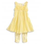 Комплект C&A: Платье и лосины желт. рр. 98